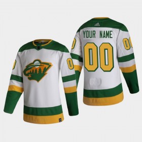 Minnesota Wild Custom 2020-21 Reverse Retro Authentic Shirt - Mannen